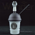 Tubo de fumar de vidrio estilo Starbucks